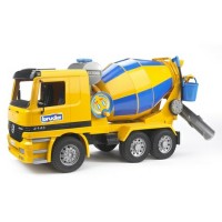 Бетономешалка Mercedes (цвет жёлто синий) Bruder 01-665...