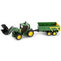 Трактор John Deere 6920 с погрузчиком и прицепом Bruder 01-134...