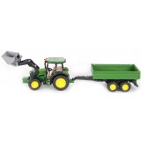 Трактор John Deere M5115 с погрузчиком и прицепом Bruder 01-793...