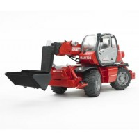 Погрузчик колёсный Manitou MRT 2150 с телескопическим ковшом Bruder 02-129...