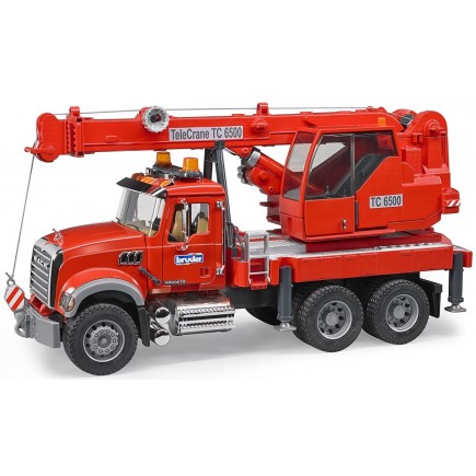 Автокран MACK с модулем со световыми и звуковыми эффектами Bruder 02-826