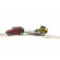 Внедорожник Jeep Wrangler Unlimited Rubicon c прицепом-платформой и мини погрузчиком CAT Bruder (брудер) 02-925