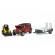 Внедорожник Jeep Wrangler Unlimited Rubicon c прицепом-платформой и мини погрузчиком CAT Bruder (брудер) 02-925
