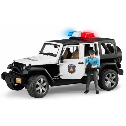 Внедорожник Jeep Wrangler Unlimited Rubicon Полиция с фигуркой 02-526