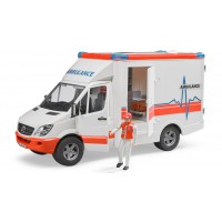 MB Sprinter скорая помощь с фигуркой водителя Bruder 02-536...