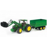 Трактор John Deere 7930 с погрузчиком и прицепом Bruder 03-055...