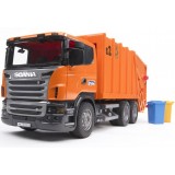 Мусоровоз Scania Bruder и набор мусорных баков 03-560 + 02-607...