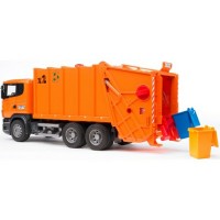Мусоровоз Scania (цвет оранжевый) Bruder 03-560