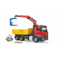 Грузовик Mercedes-Benz с краном, корзиной и 2 паллетами 03-651...