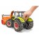 Трактор Claas Axion 950 c цепями и снегоочистителем Bruder 03-017