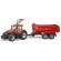 Трактор Case IH Optum 300 CVX с прицепом Krampe Tandem-Halfpipe Bruder 03-199