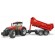 Трактор Case IH Optum 300 CVX с прицепом Krampe Tandem-Halfpipe Bruder 03-199