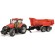 Трактор Case IH Optum 300 CVX с прицепом Krampe Tandem-Halfpipe Bruder 03-199