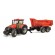 Трактор Case IH Optum 300 CVX с прицепом Krampe Tandem-Halfpipe Bruder 03-199
