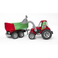 ROADMAX Трактор с ковшом и прицепом Bruder 20-116
