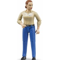 Фигурка женщины Bruder Голубые джинсы 60-408
